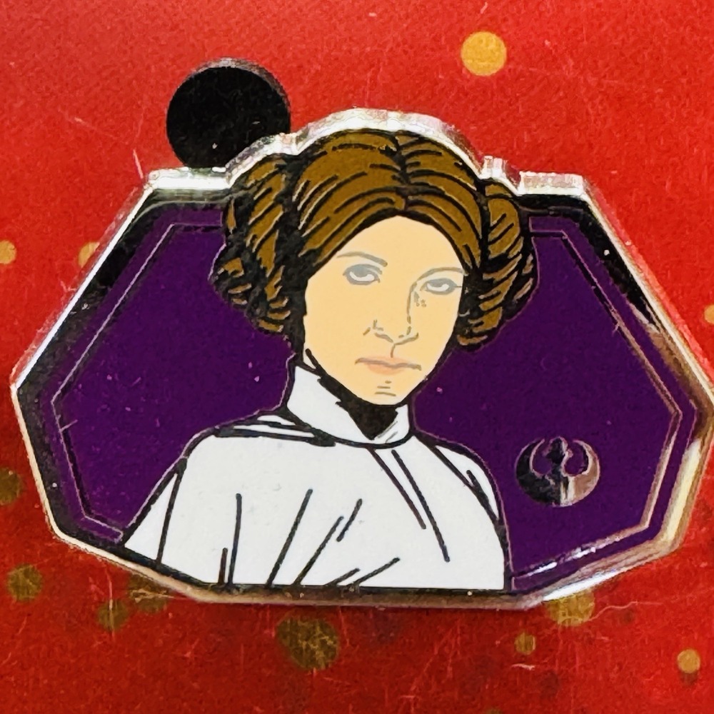 Disney Parks Star Wars Princess Leia Hidden Disney Pin Heroes